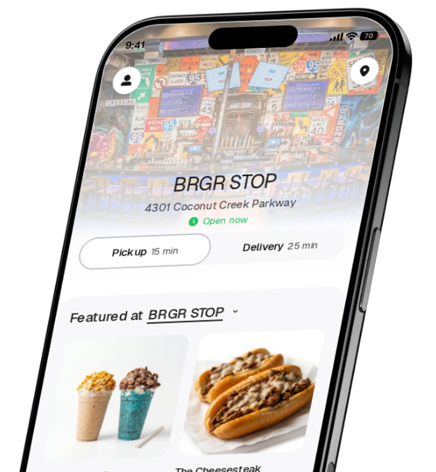 BRGR STOP app preview