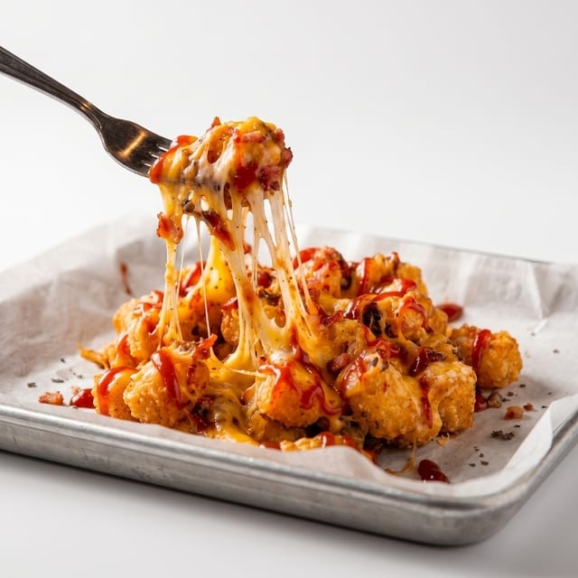 1/2 Tray Loaded Tots.